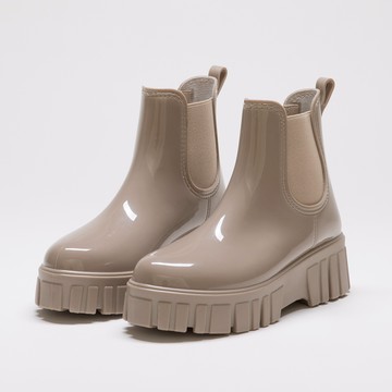 D+AF 雨天百搭．鋸齒底短筒切爾西雨靴