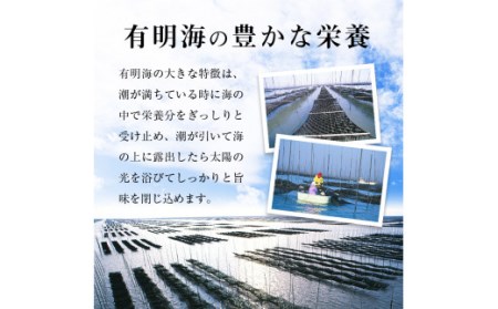 有明海苔　味海苔　大丸ボトル 8切80枚 (板のり10枚分) 8本セット