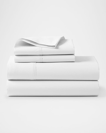 Organic 464 Percale Flat Sheet, KING