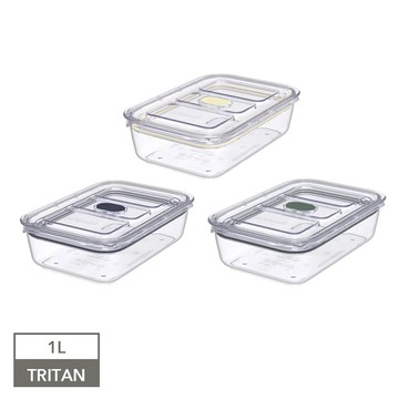 Prepara Latchlok Click系列保鮮盒 [3號] 1000ml / 3色任選 - 橄欖綠