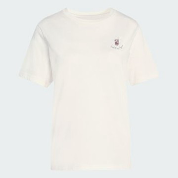 Adidas 愛迪達 Summer Drink2 KG5461 女 T恤 運動上衣 休閒短袖 白 亞版 純棉 寬鬆