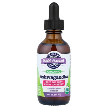 Oregon's Wild Harvest, Organic Ashwagandha, 2 fl oz (59 ml)