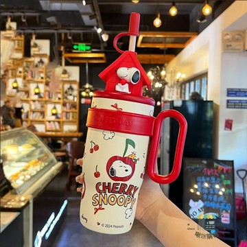 現貨 禮物🐾官方正版 史努比 Snoopy 大容量 800ml  316 不鏽鋼 保溫杯 冰霸杯  高顏值 巨無霸 水杯