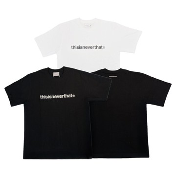 Thisisneverthat T-Logo 短T 黑/白 TNCO0TTSST07