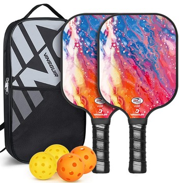 匹克球拍 粉色海灘 比賽級 匹克球拍組 匹克球 USAPA 認證 Pickleball 板羽球 板羽球拍 台灣出貨
