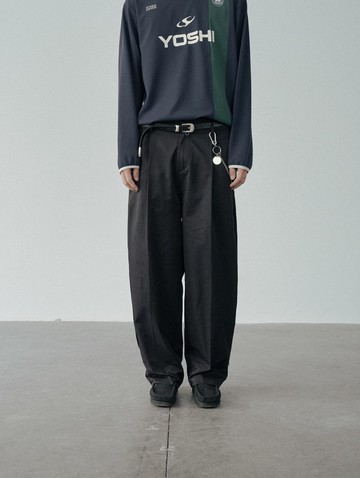 藏起來的設計 運動元素側開拉鏈錐形長褲