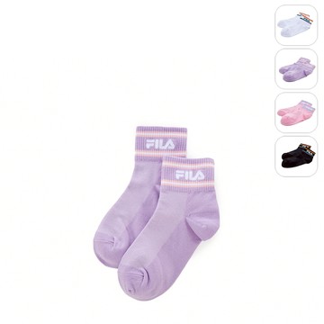 【FILA】基本款棉質短襪-紫色 SCZ-1002-PL