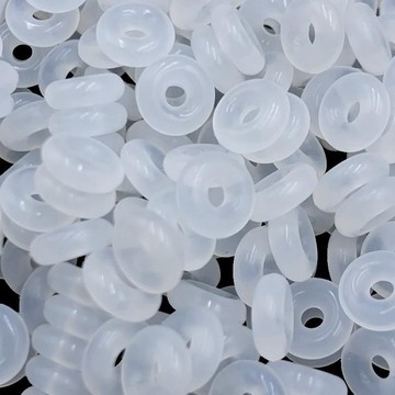 ⚡店鋪促銷⚡文玩珠寶水晶手鍊透明硅膠隔片墊片防磨損珍珠串蜜蠟玉石橡膠墊圈【0710】