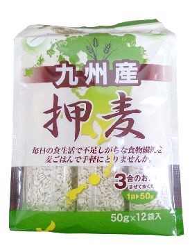 九州產押麥(50gx12包)