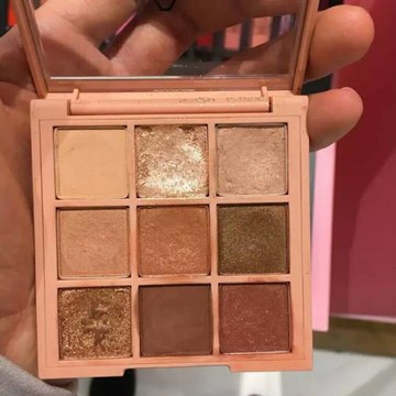 韓國ins超火九色星辰眼影盤overtake大地色南瓜色珠光啞光初學者