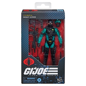 Hasbro 孩之寶 GI JOE 特種部隊精英系列6吋人物 Night Viper  1套