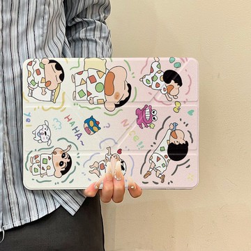 卡通小新適用華為matepad11.5s保護套air12硬殼Y折Pro12.2全包se防摔