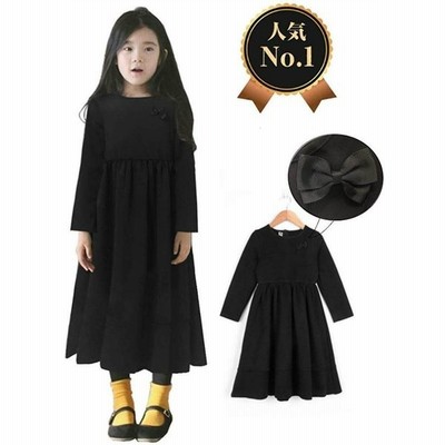 女児ワンピース キッズ 法事 冠婚葬祭 ワンピース 子供 ブラック 黒 ガールズ ワンピース フォーマル 普段着 葬服 春夏秋冬 子ども ワン 通販 Lineポイント最大get Lineショッピング