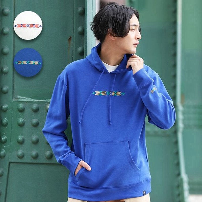 プルパーカー プルオーバー パーカー メンズ 秋 冬 トップス 長袖 フード 裏毛 刺繍 スウェット 無地 ネイティブ刺繍プルパーカー Miwcbb608 通販 Lineポイント最大0 5 Get Lineショッピング