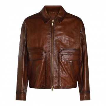 Golden Goose - Dark Brown Leather Jackets 50