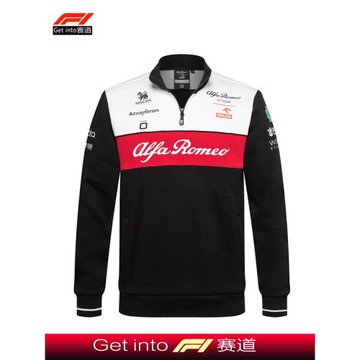 F1賽車服2022新款阿爾法羅密歐車隊衛衣外套秋冬長袖男周冠宇同款