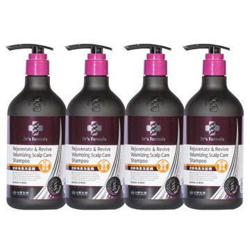 《台塑生醫》Dr’s Formula逆齡喚黑洗髮精(強韌豐盈款)580g*4入