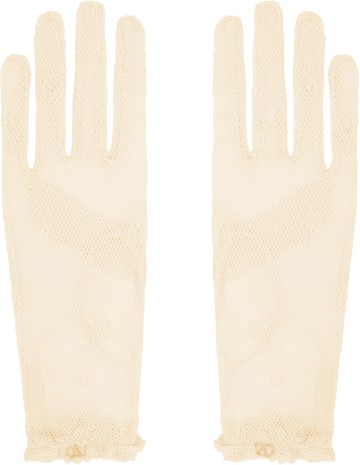 Valentino Garavani 米色 VLogo Signature 手套