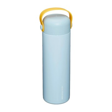 AKS 海豚提手杯(小) 350ml 尺寸：66x76x178mm 外殼、內膽不銹鋼材質 304不銹鋼 食品級PP 食品級矽膠  蘭迪藍  1瓶