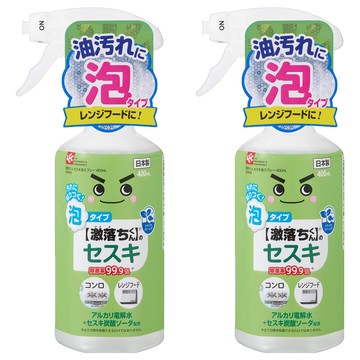 LEC 激落君 倍半碳酸鈉 電解水泡沫噴霧 清潔劑  400ml  2瓶