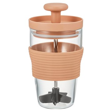 HARIO 好璃奧 莫蘭迪粉便利手動果汁器 HDJ-L-SPR 300ml  1個