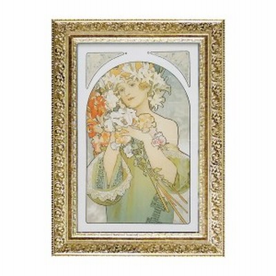 アート ミュシャ Mucha インテリア 人物像 アルフォンス ミュシャ Mucha 朝の目覚め 絵画 人物画 名画 通販 Lineポイント最大get Lineショッピング