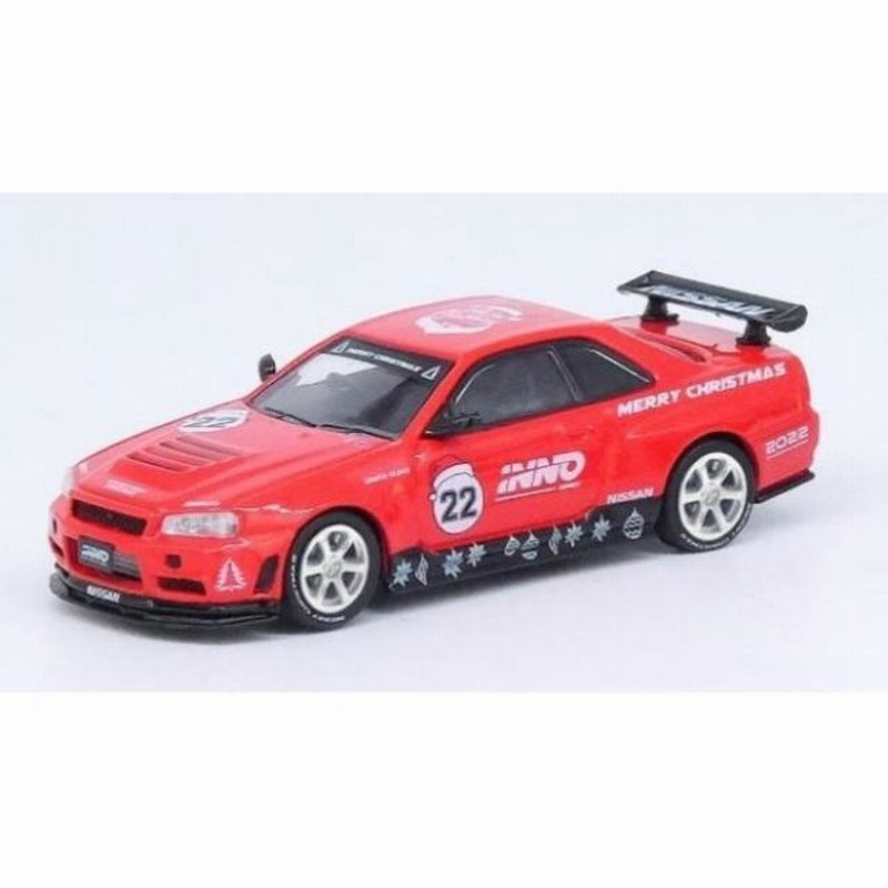 イノモデル 1/64 R34 Skyline チェイス CHRISTMAS