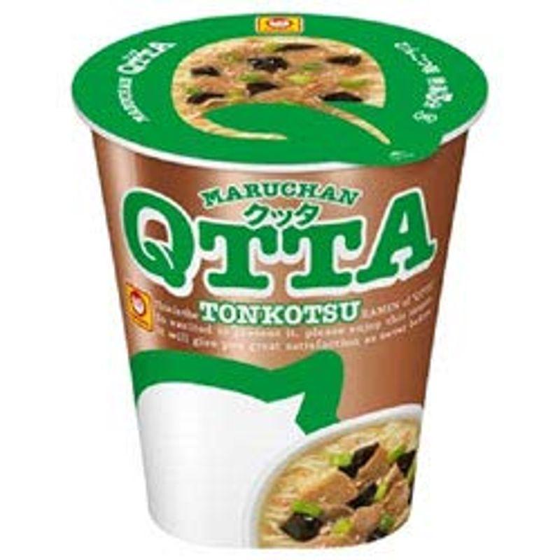 東洋水産 MARUCHAN QTTA(マルチャン クッタ) しょうゆとんこつ味 70g×12個入