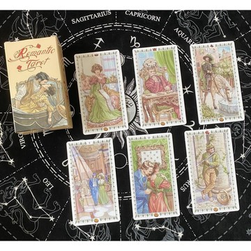 🔥臺灣出貨🔥Romantic Tarot 浪漫塔英文羅定製卡牌送牌袋