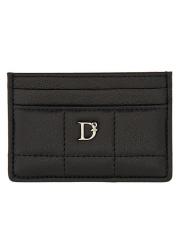 dsquared card holder with logo