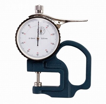 指針式附表 厚薄規 厚薄計 測厚儀 厚度計 指針數顯百分測厚規千分測厚儀厚度計0-10mm紙張布