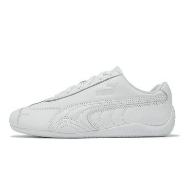 Puma 休閒鞋 Speedcat Full LTHR Wns 女鞋 白 賽車鞋 皮革 小白鞋