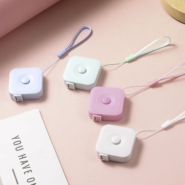 💕甜心大尺碼💕量尺 2米迷你簡約攜便小卷尺量衣1皮尺量腰圍臀圍可愛卡通測三圍尺軟尺