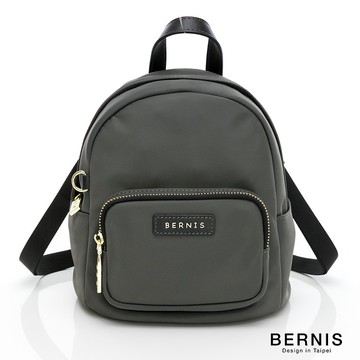 mini塞斯後背包-灰色/尼龍系列 輕巧有型