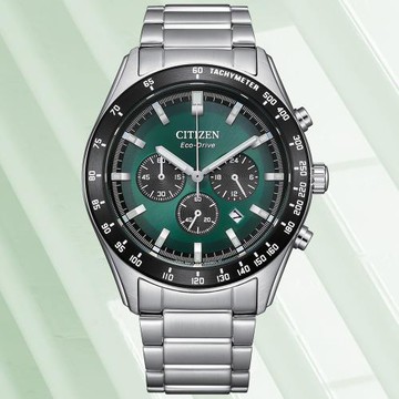 CITIZEN星辰 Chronograph系列 光動能計時腕錶 CA4674-58X