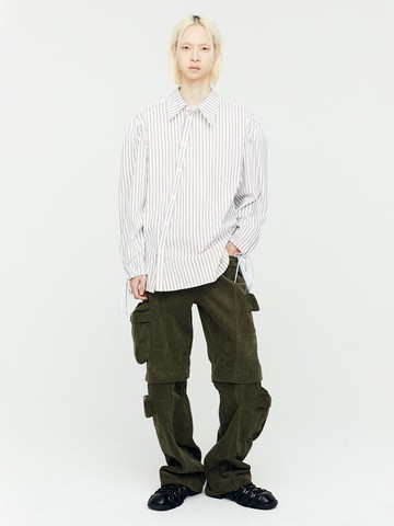 MILANO CORDUROY CARGO PANTS (apa751m) [KHAKI]