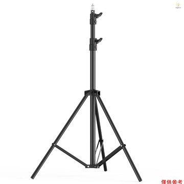 Andoer 便攜式金屬燈架重型可調節攝影三腳架支架 Max。 高度 200 厘米/78.74 英寸,帶 1/4 英寸螺