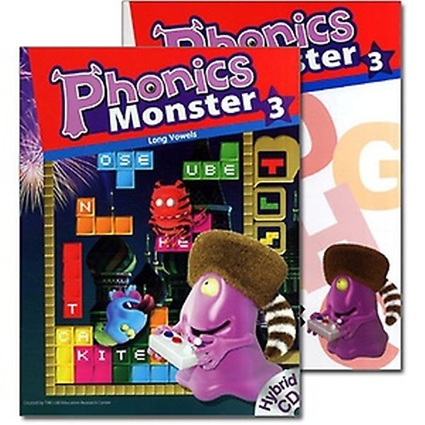 Phonics Monster 3：Student Book   Workbook（Paperback：2   Hybrid CD）