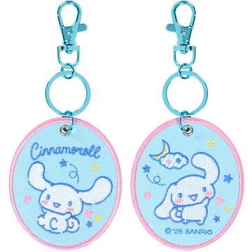 asdfkitty*大耳狗 刺繡吊牌鑰匙圈 掛飾 吊飾-日本正版