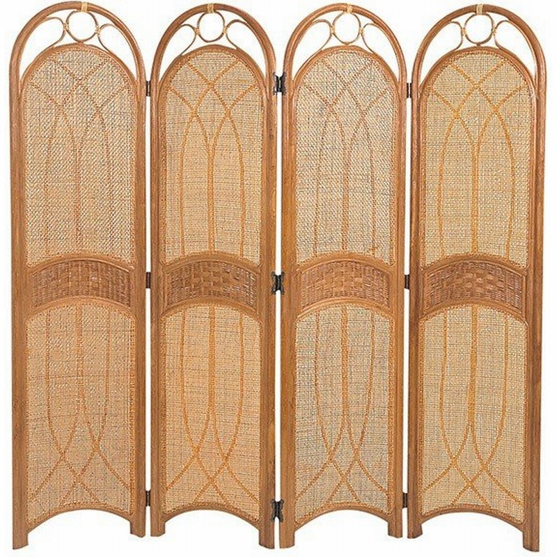 ラタンスクリーン 4連 籐家具 スクリーン パーテーション 間仕切り 目隠し 仕切り 衝立 ついたて 寝室 ダイニング キッチン 籐 代引不可 通販 Lineポイント最大0 5 Get Lineショッピング