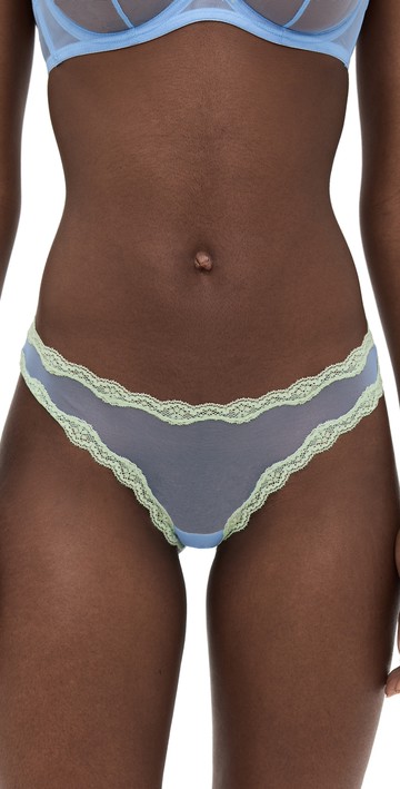 Fleur du Mal Sheer Tulle Thong Daydream 1