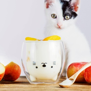 【好玻GOODGLAS】小貓雙層玻璃杯250ml ✦雙12慶/指定商品單件12% off✦