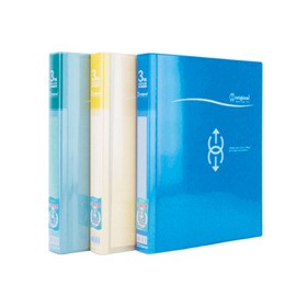 Original 3孔夾學習檔案可換封面系列(TS03-1301) 空夾不附活頁紙 資料袋 3色可選 DATABANK