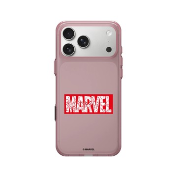 iPhone 17 Pro Max Clear (相機按鈕) 晶醺玫 - 迪士尼-漫威 Marvel - 漫威Logo-紅色標誌