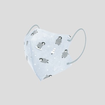 CHENYU辰昱 3D醫療透氣口罩(30入) 7-12歲 - 極地企鵝寶寶