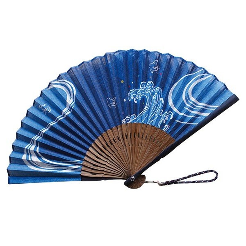 扇子 メンズ 男性用 紳士扇子 紺 綿 上品 和装小物 京都 うちわ 着物 浴衣 おしゃれ 舞扇堂 吉祥七色扇子 扇子袋セット 波千鳥 紺 Y 92 通販 Lineポイント最大0 5 Get Lineショッピング