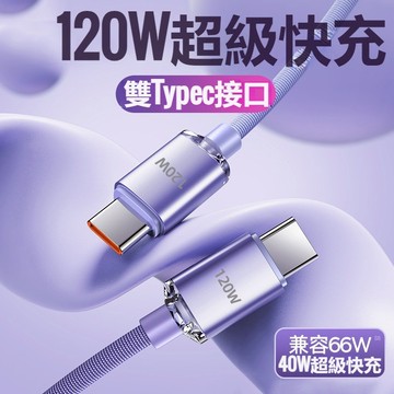 i16 晶耀充電線 PD快充 游戲快充線 120W數據線 適用 手機 平板 type-c充電線 C對C 手機傳輸線