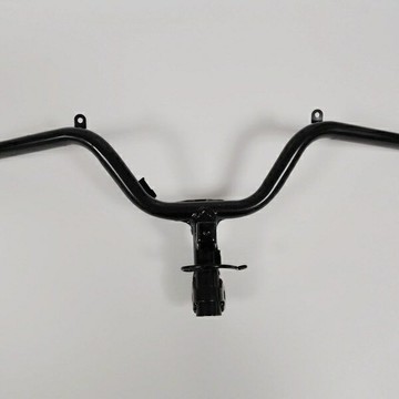 【精準適配】鋒彩摩托車方向把 車把龍頭 轉向把軸 改裝把手 加厚鋼管 防滑設計 專用於QS125T-3-3A車型 原車孔位 無損安裝