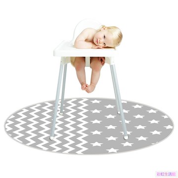 【兒童餐椅防滑墊】兒童多功能防滑墊130*130 高腳餐椅墊防滑地墊 遊戲墊 野餐墊 桌布防髒墊 防水椅子墊 防髒防滑外
