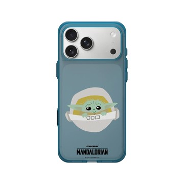 iPhone 17 Pro Max Clear (相機按鈕) 夜幕藍 - Star Wars - The Mandalorian - 曼達洛人 - 可愛古古